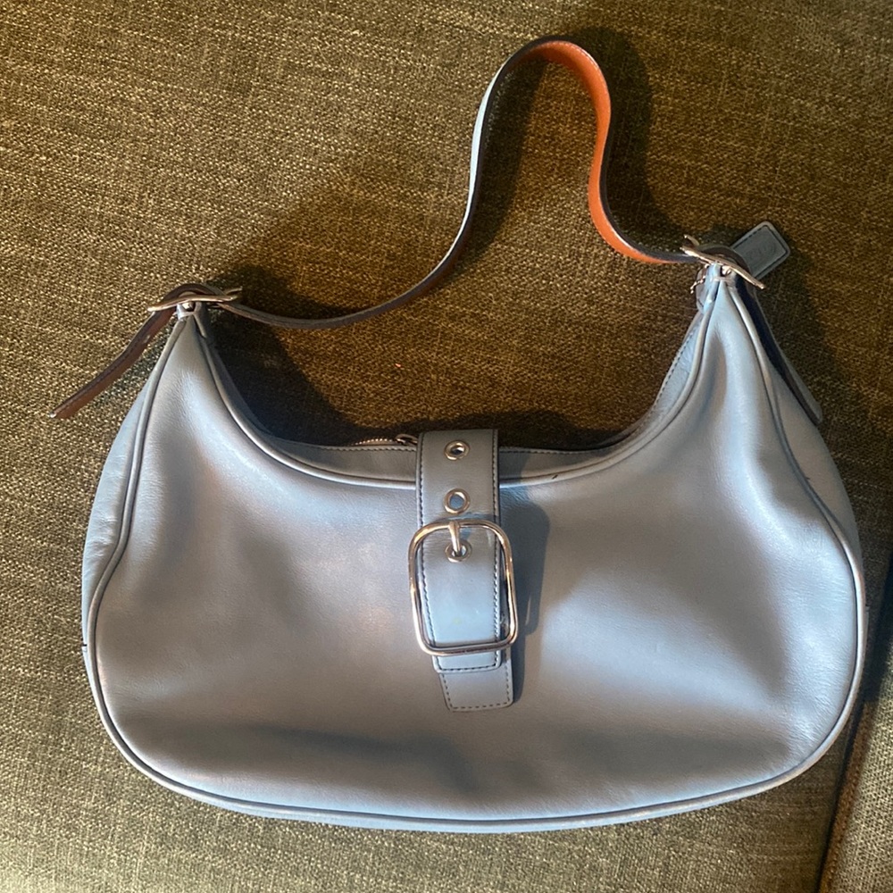 Blue Coach hobo purse